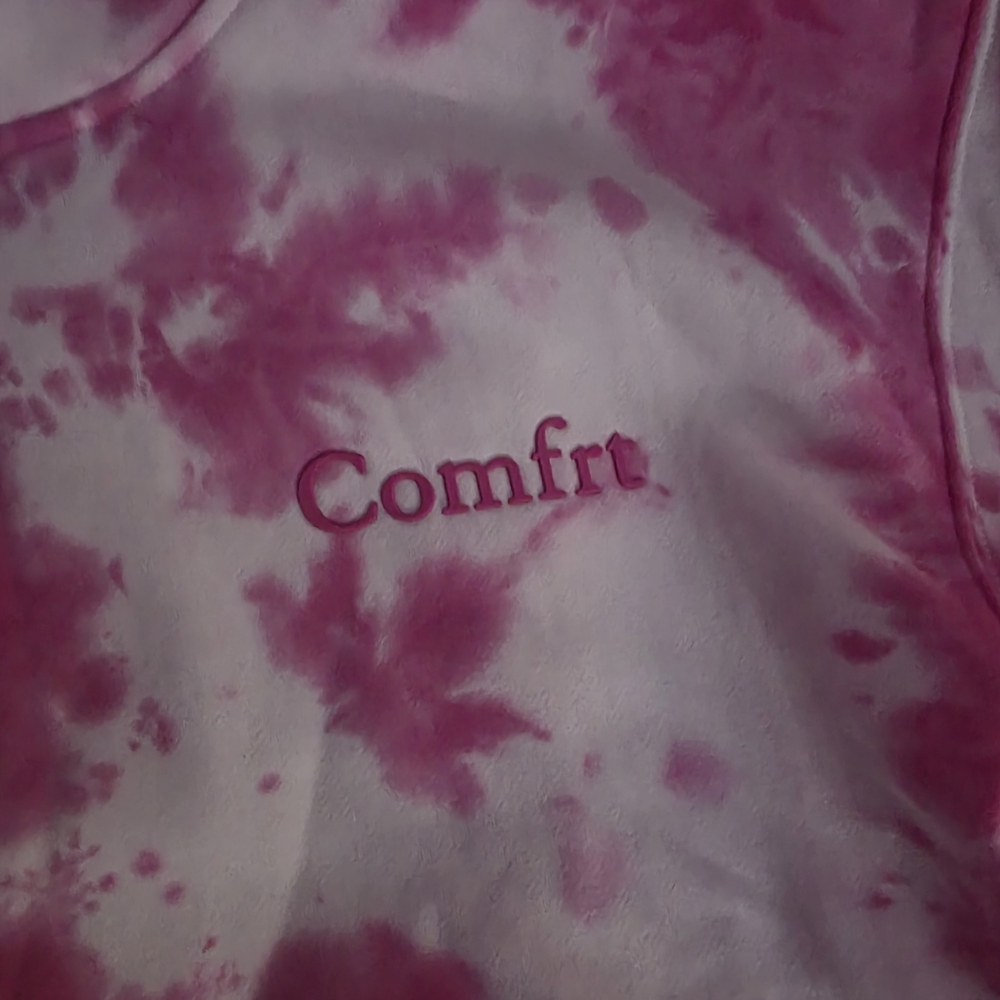 Comfrt Pink Tie-Dye Women's Lounge Set - Picture 4 of 10